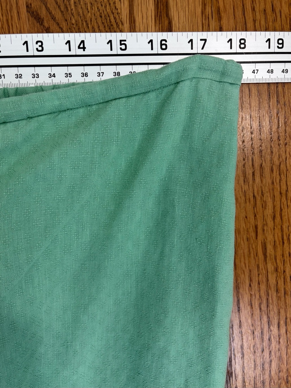 Eileen Fisher 100% Linen Light Green Cropped Drawstring Pants (Petite L) - Picture 4 of 10